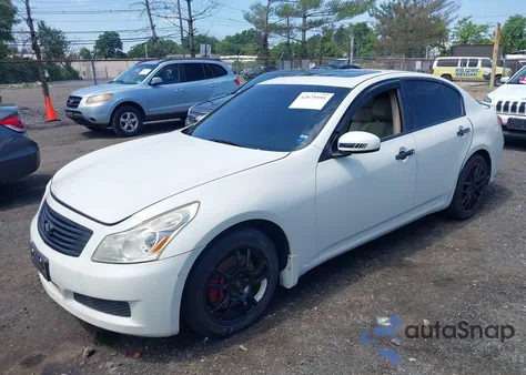 2007 Infiniti G35X z USA, uszkodzony, nr VIN JNKBV61F07M818913